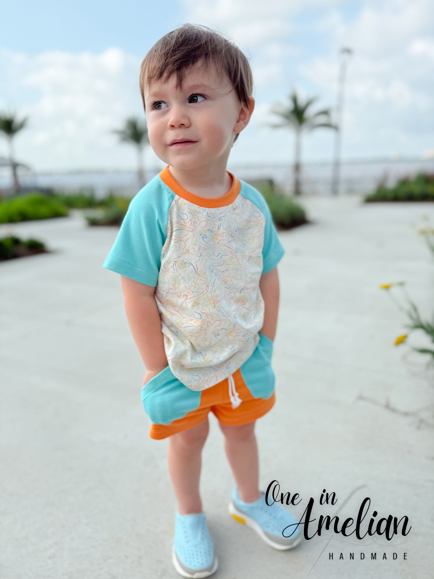 Tropical Gecko Raglan or Set