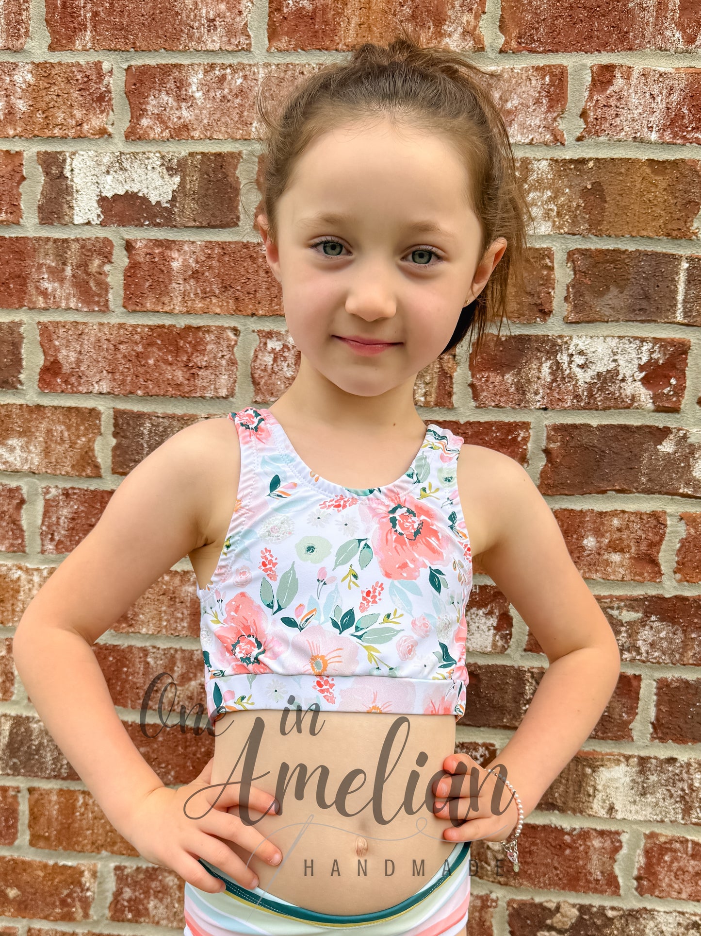 Bow Back Swim Top