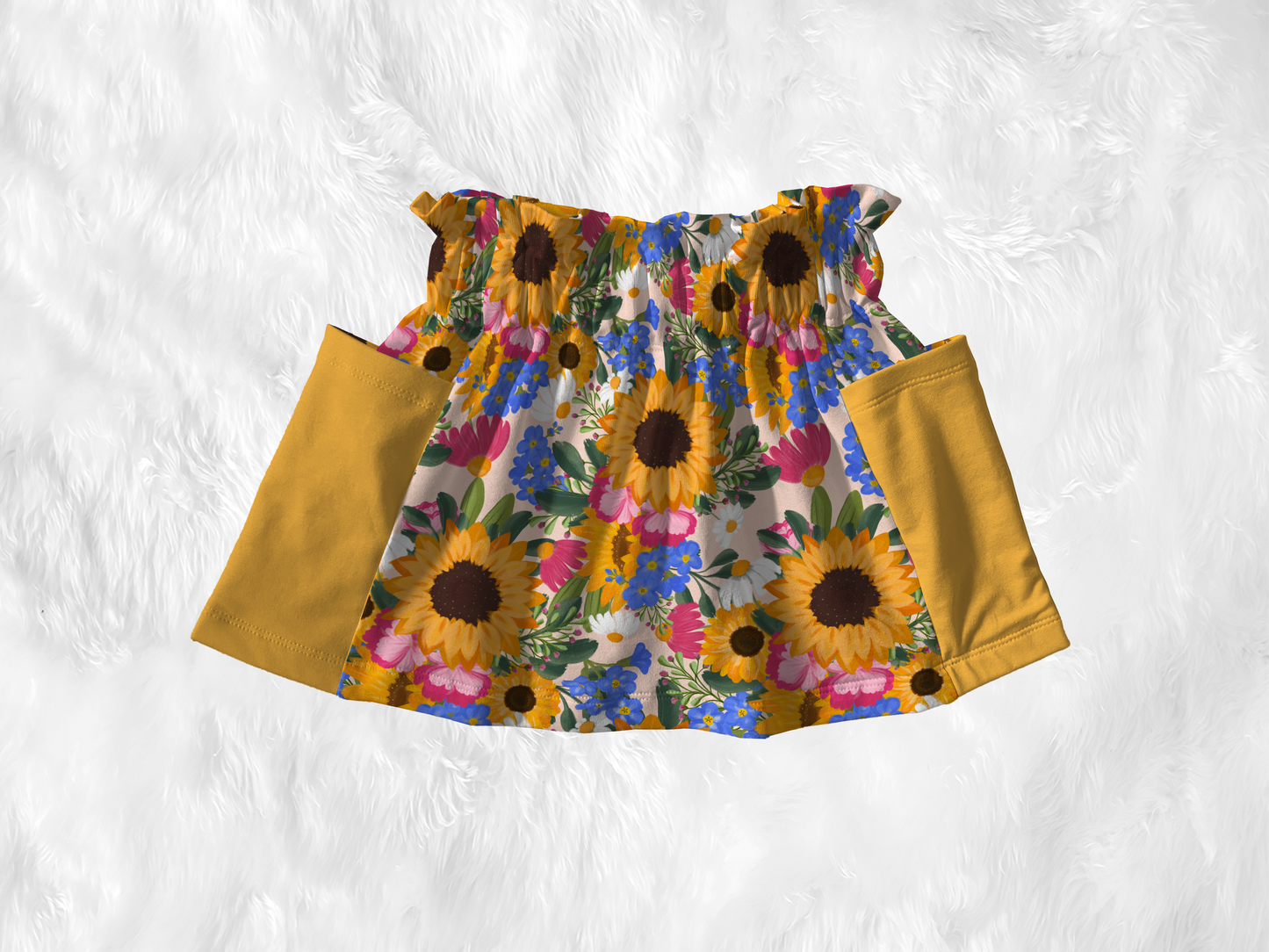 Paper Bag Waist Pocket Skirt