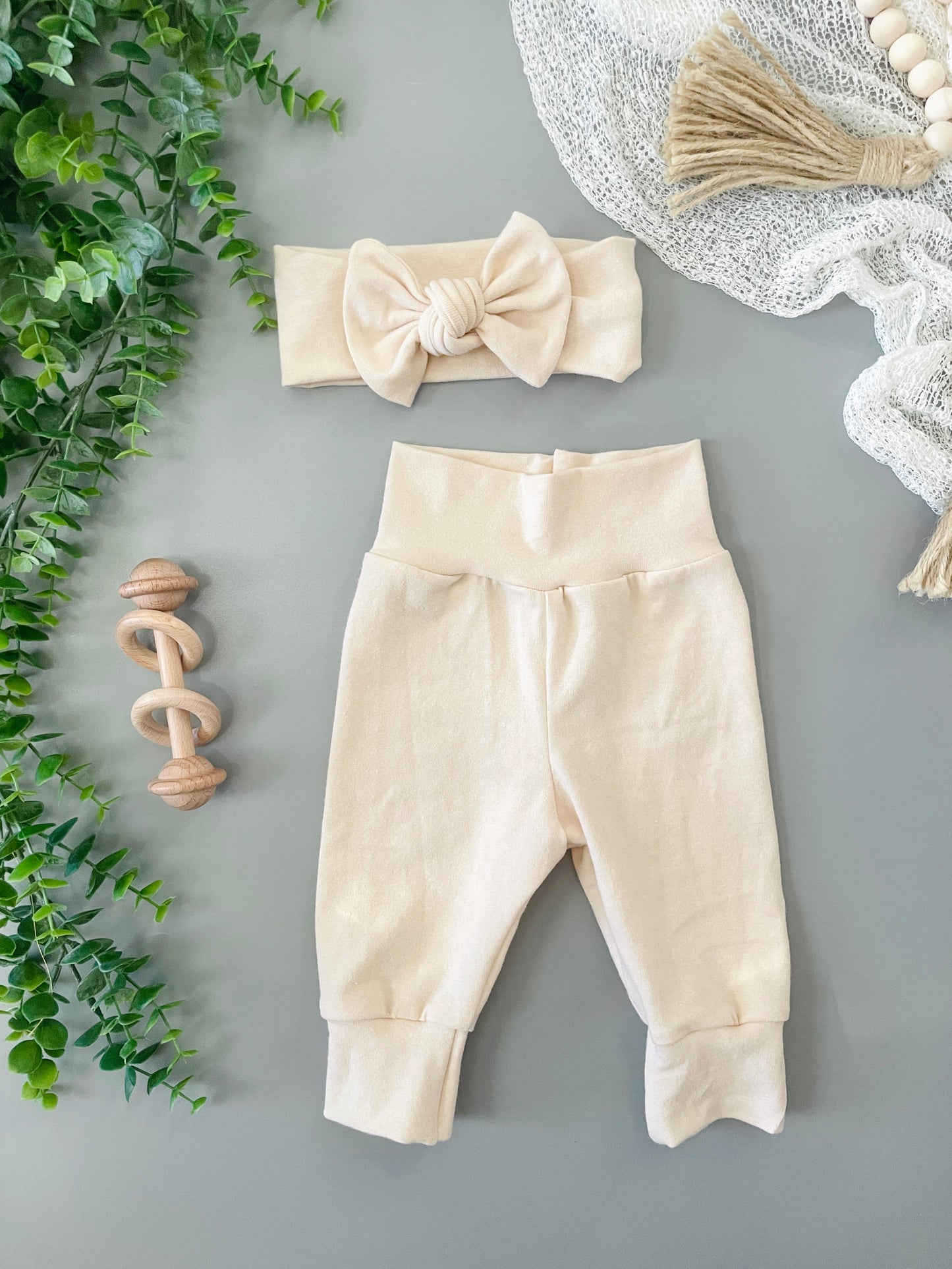 Solid Baby Pants or Set