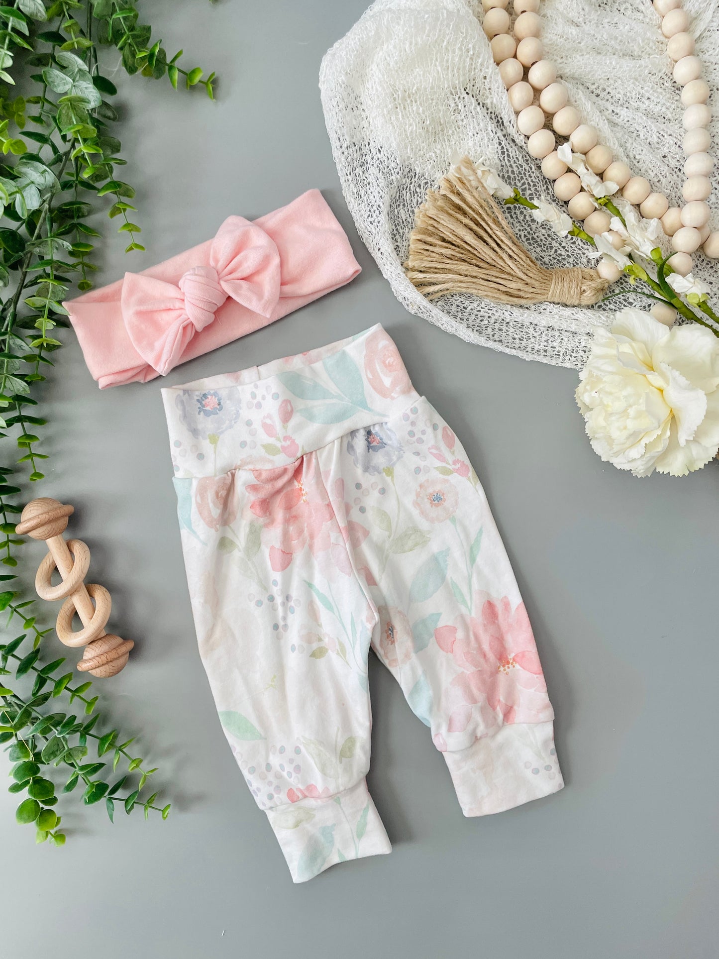Delilah Floral Baby Pants or Set